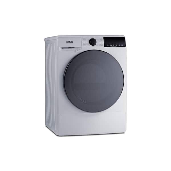 24 in. 4.1 cu.ft. 208/240-Volt Front Load Vented Dryer in White
