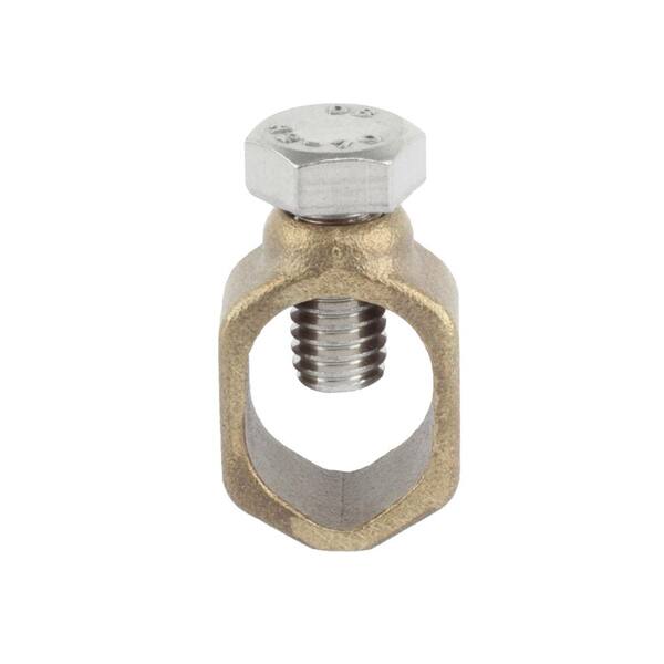 thumbnail image 2 of Penn-Union GPL39 Straight Bronze Ground Clamp Connector – For 4 Solid To 2/0 Copper Wire 2 of 6