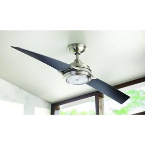 Breckenridge 56 in. LED Indoor Brushed Nickel Ceiling Fan with Remote Control