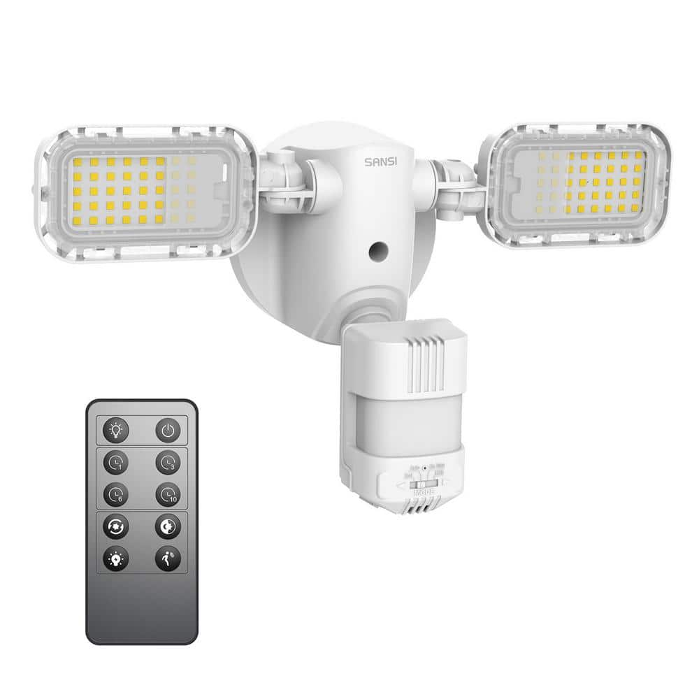 1000-Watt Equivalent 10000 Lumen 180° White Dusk to Dawn Motion Sensing In