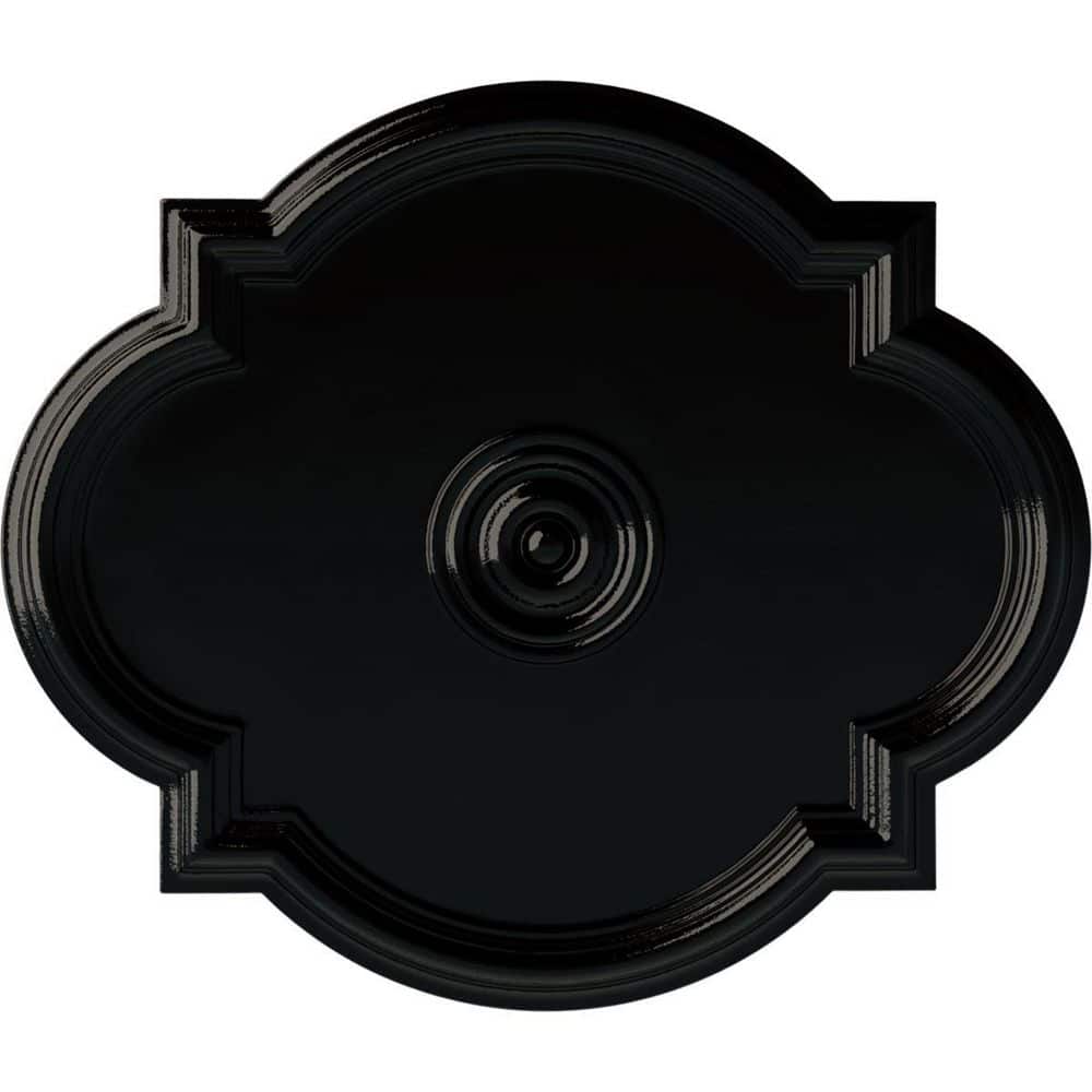 1-1/8 in. x 24 in. x 20-1/2 in. Polyurethane Waltz Ceiling Medallion, Black Pearl price history on PriceWatchPro