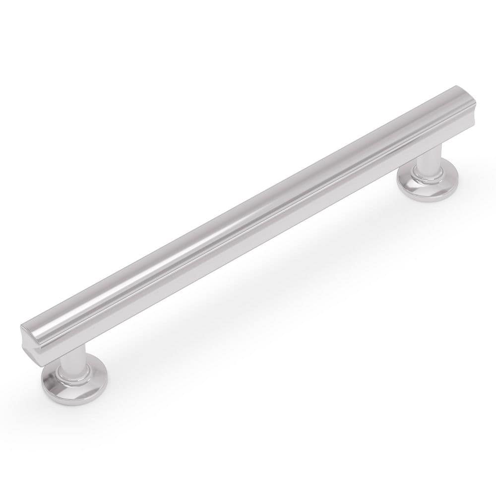 Chrome 6-5/16" Modern Matte Cabinet Bar Pull