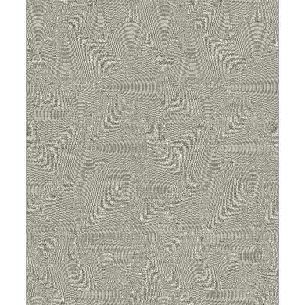 Zen Collection Silver Abstract Plaster Fan Metallic Sheen Finish Non-Pasted