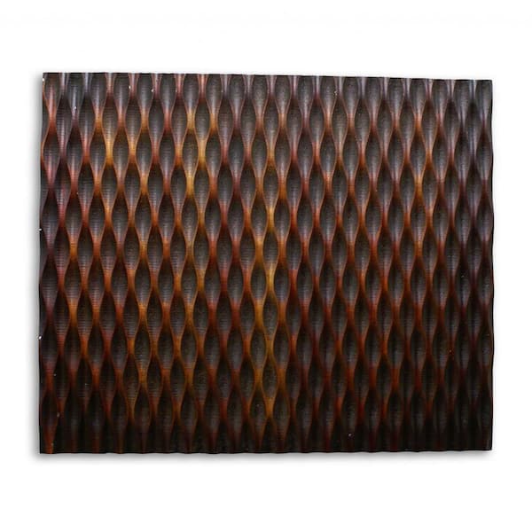 HomeRoots Mariana Indoor Brown Metallic Wall decor