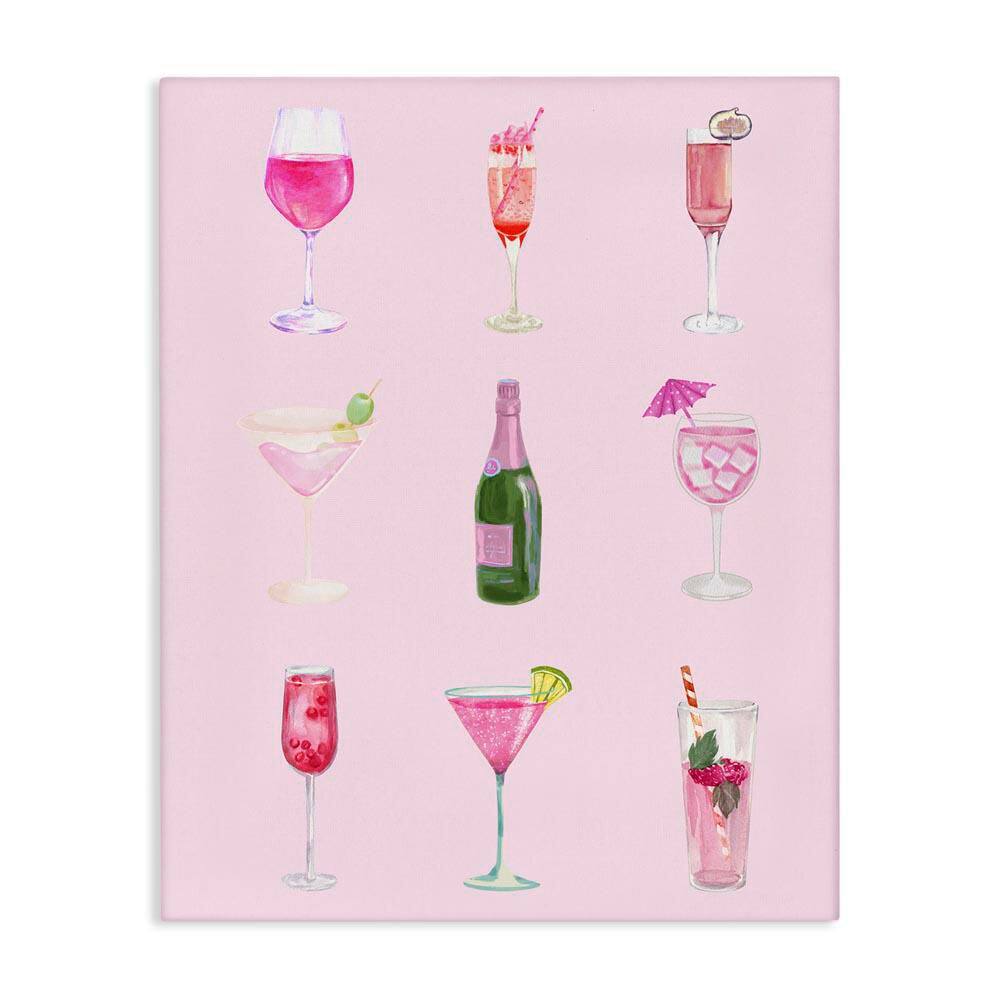 Various Pink Drinks by House of Lulu Unframed Food Graphic Art Print 48 in. x 36 in. price history on PriceWatchPro