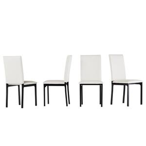 Bedford White Faux Leather Dining Chair (Set of 2)