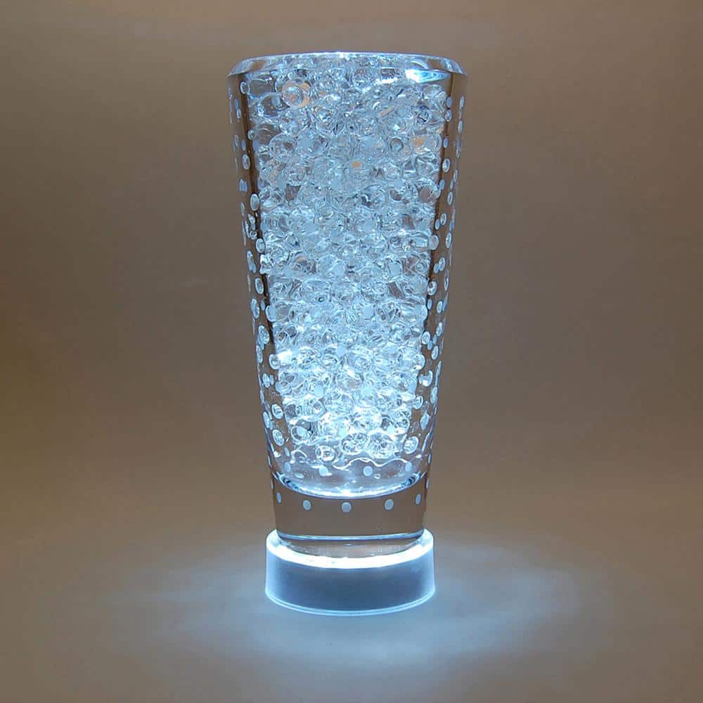 Round Cool White LED Battery Operated Base Light