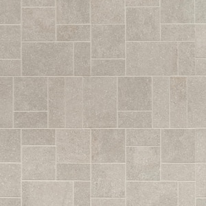 Dominion Linen Beige 11.81 in. x 15.74 in. Matte Porcelain Floor and Wall Mosaic Tile (1.29 sq. ft./Each)