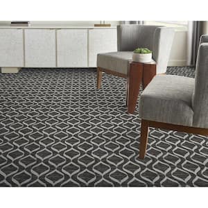 Sublittoral - Onyx - Black 13.2 ft. 32.44 oz. Nylon Pattern Installed Carpet