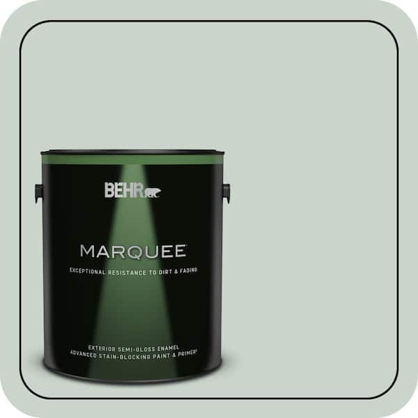 BEHR MARQUEE 1 gal. #460E-2 Valley Mist Semi-Gloss Enamel Exterior Paint & Primer