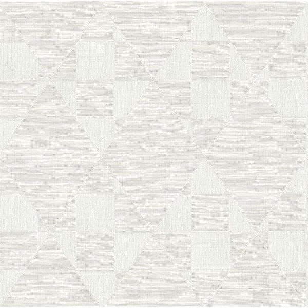 Advantage Multi-colored Wegener Champagne Geometric Wallpaper Sample 