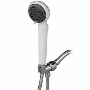 Royale Handheld Shower Head Shower Water Filtration System with 5-Spray Settings in White