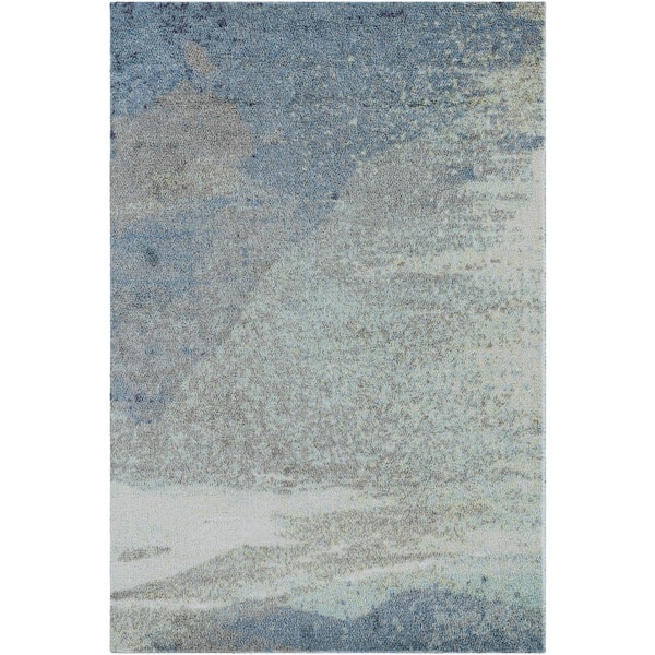 Livabliss Alikka Sky Blue 2 ft. x 3 ft. Indoor Area Rug