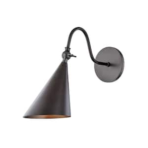 Lupe 1-Light Old Bronze Wall Sconce