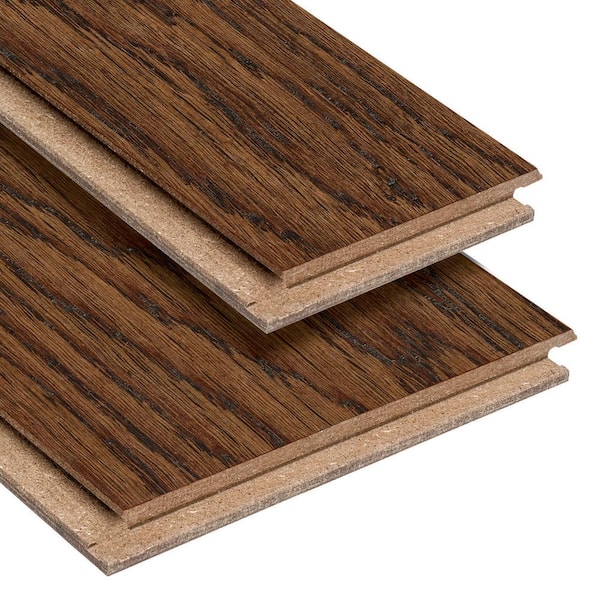 HOMELEGEND Distressed Montecito White Oak 3/8 in. T x 3.5 in. W Hand Scraped Engineered Hardwood Flooring (26.3 sqft/case)