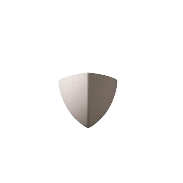 Ambiance 1-Light Small Ambis Bisque Wall Sconce