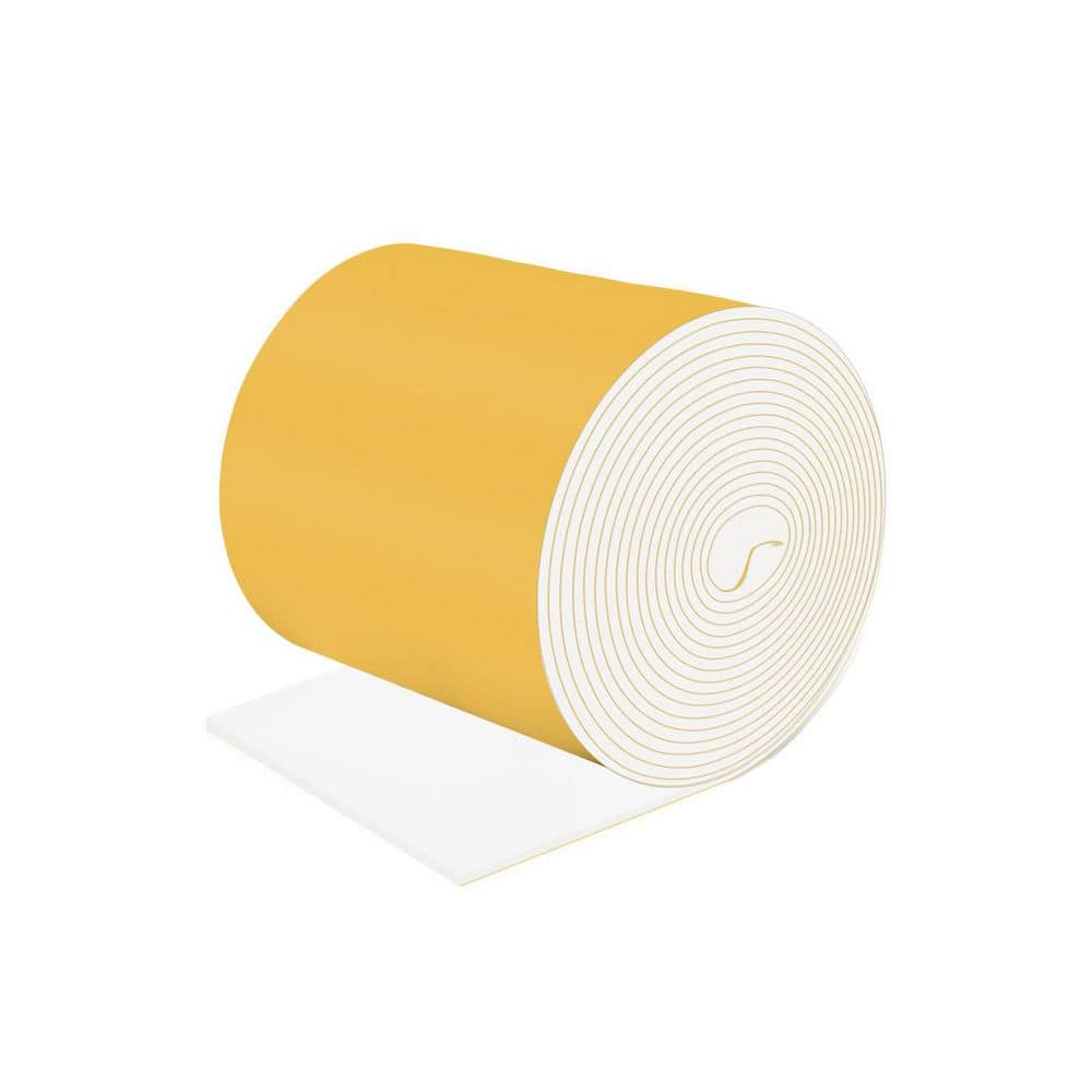 6 in. x 16.5 ft. Pipe Wrap Insulation Foam Tape Self Adhesive for HVAC, AC Line Insulation, Heat Tape Water Pipe White price history on PriceWatchPro