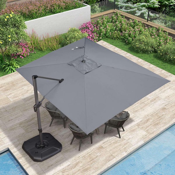 11.5 patio umbrella Treasure Garden 11 ft Octagonal Outdoor (High-Performance Auto-Tilt) PURPLE LEAF provides you full line of selection from hallway to backyard PURPLE LEAF 9 ft. x