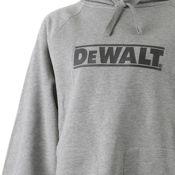 DEWALT Logan Men's Size Medium Heather Grey Cotton/Polyester Water