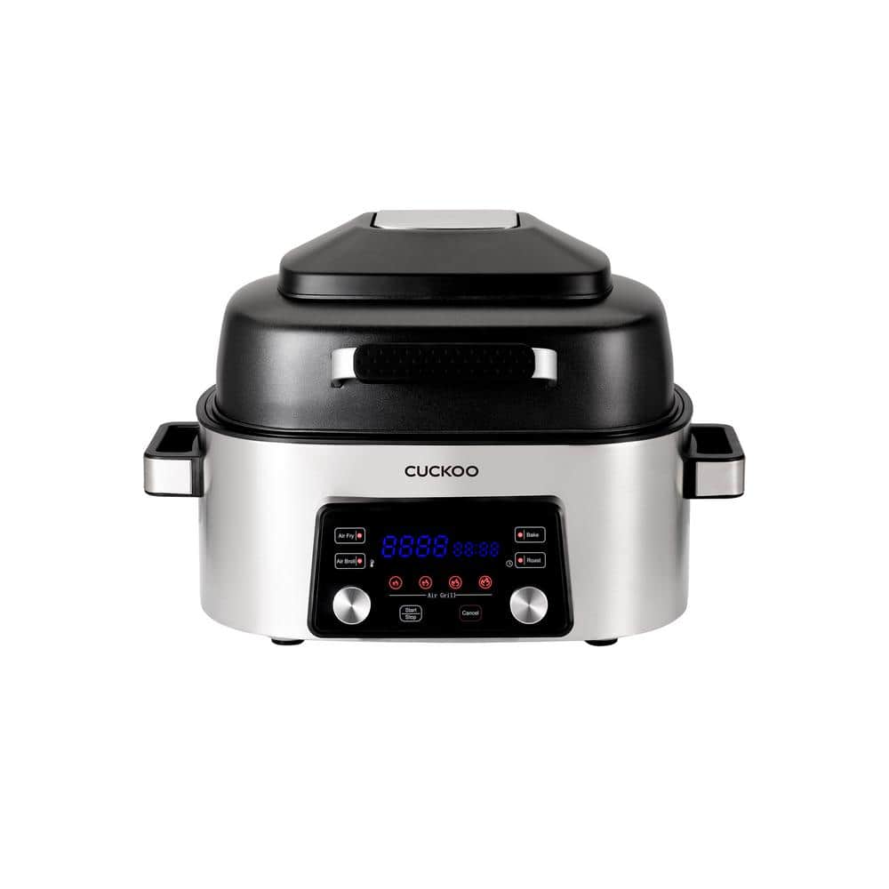 CUCKOO 6-Quart Stainless Steel Countertop Air Grill and Fryer