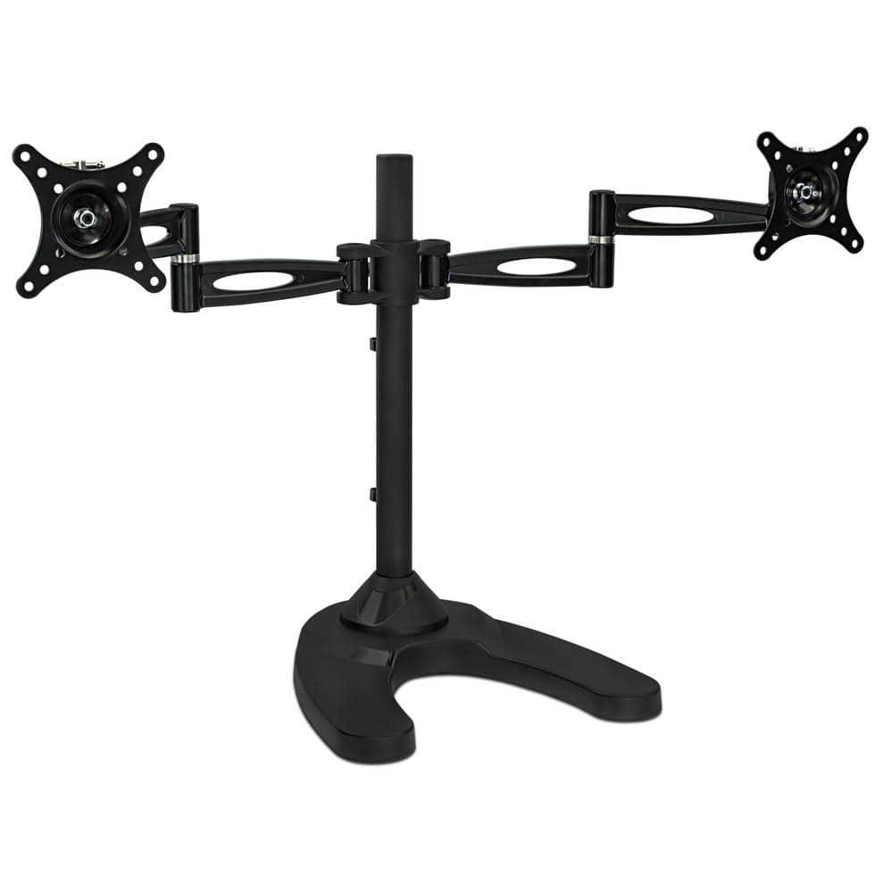 Mount-It! Full Motion Dual Monitor Desk Mount With Gas Spring Arms Black  MI-1772B - Best Buy