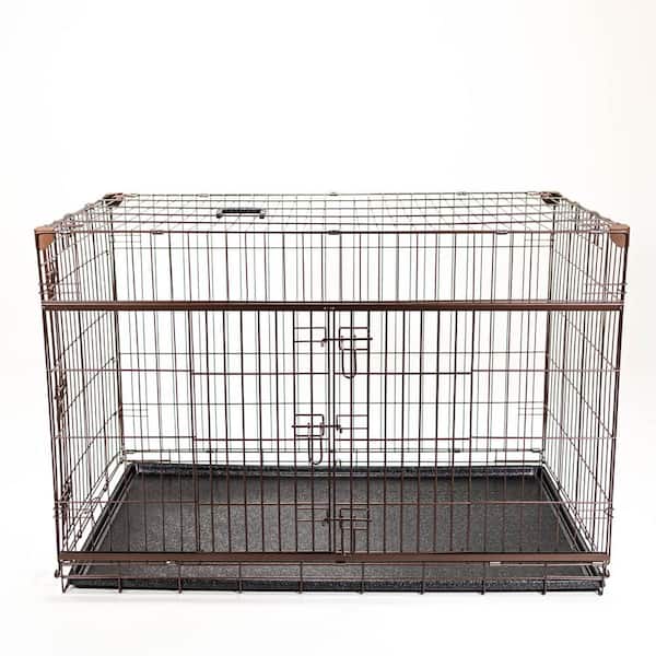  Dwell Series 48 in. Crate with Sliding Door - Bronze Finish