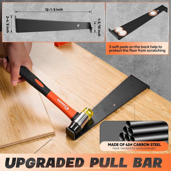 Angel Sar 7-in-1 Vinyl Flooring Tools, Laminate Flooring Tools 