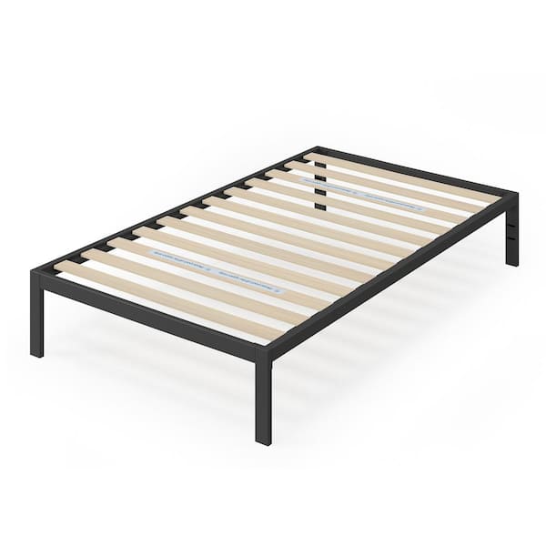 Zinus Mia Twin Black Metal Platform Bed Frame HD-ASMP-15T - The Home Depot