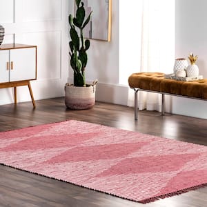 Collins Lined Diamonds Blush 5 ft. x 8 ft. Area Rug