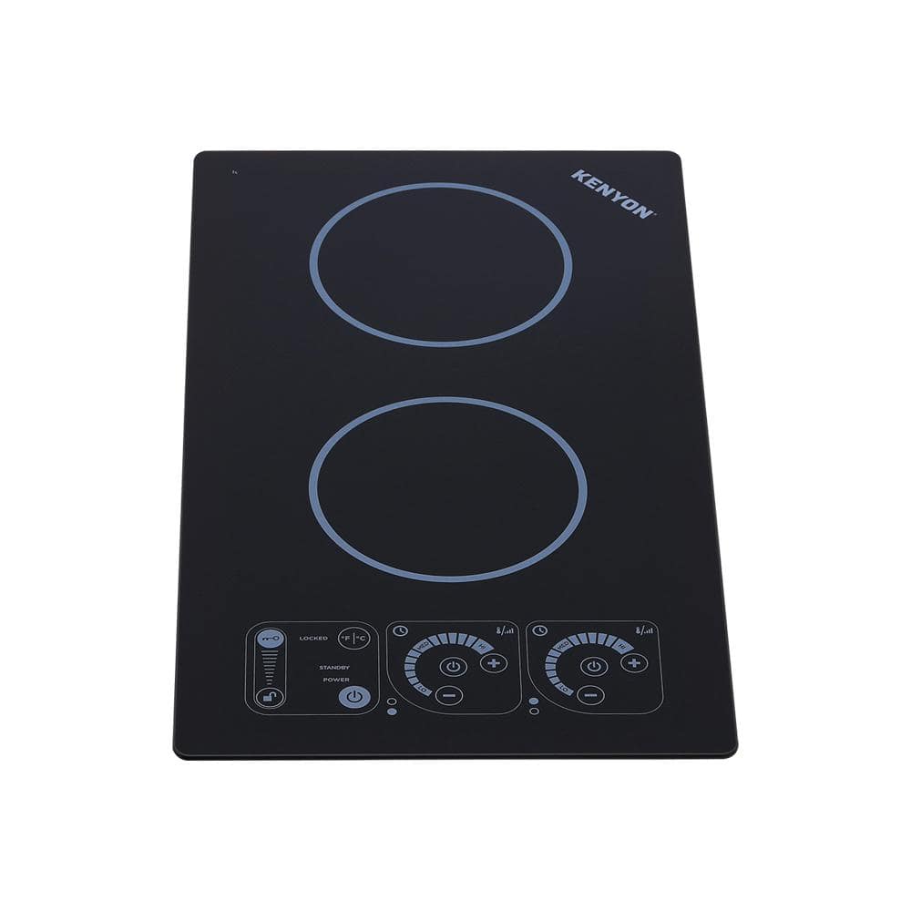 Kenyon 12 in. Smooth Top Induction BuiltIn Cooktop in Black with 2