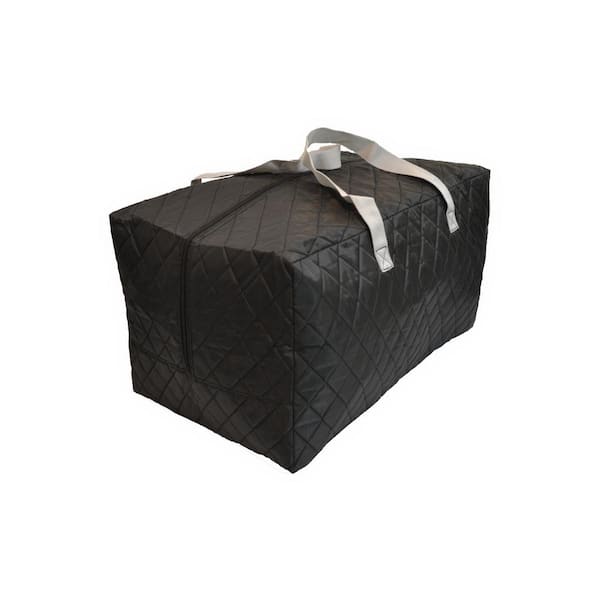 25-Gallon Quilted Storage Bag in Black