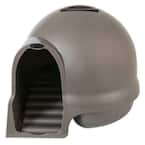 Booda Dome Clean Step Litter Box Nickel