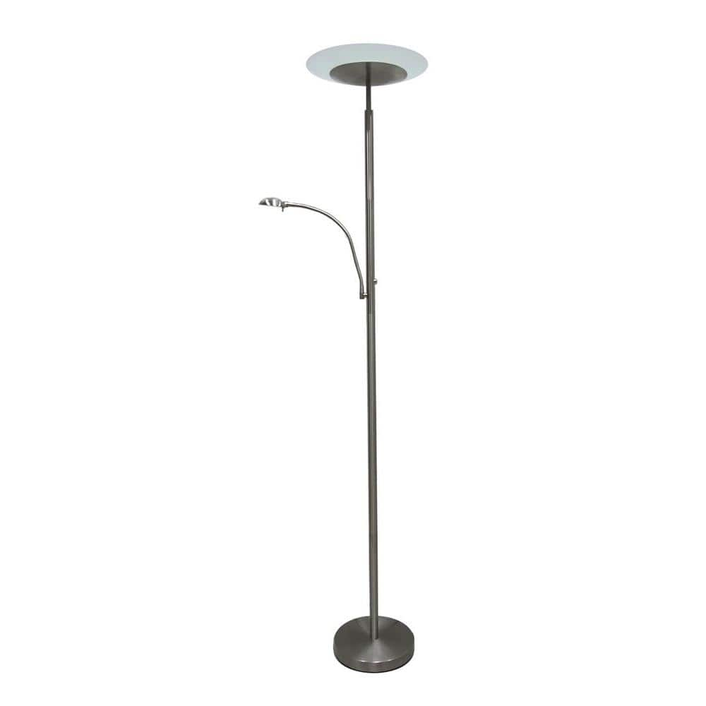 led uplighter floor lamp with dimmer