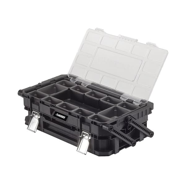 22 in. 22-Compartment Connect Cantilever Organizer for Small Parts Organizer