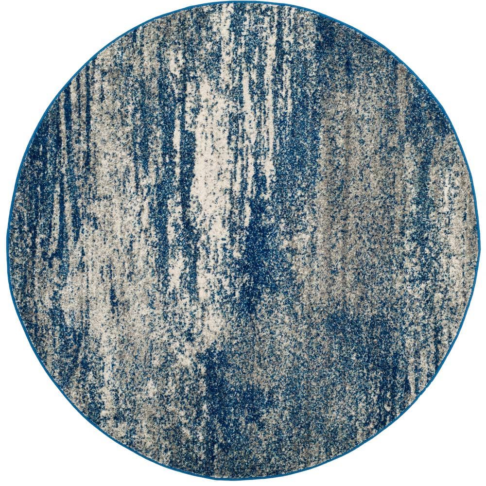 Evoke Navy/Ivory 7 ft. x 7 ft. Solid Round Area Rug price history on PriceWatchPro