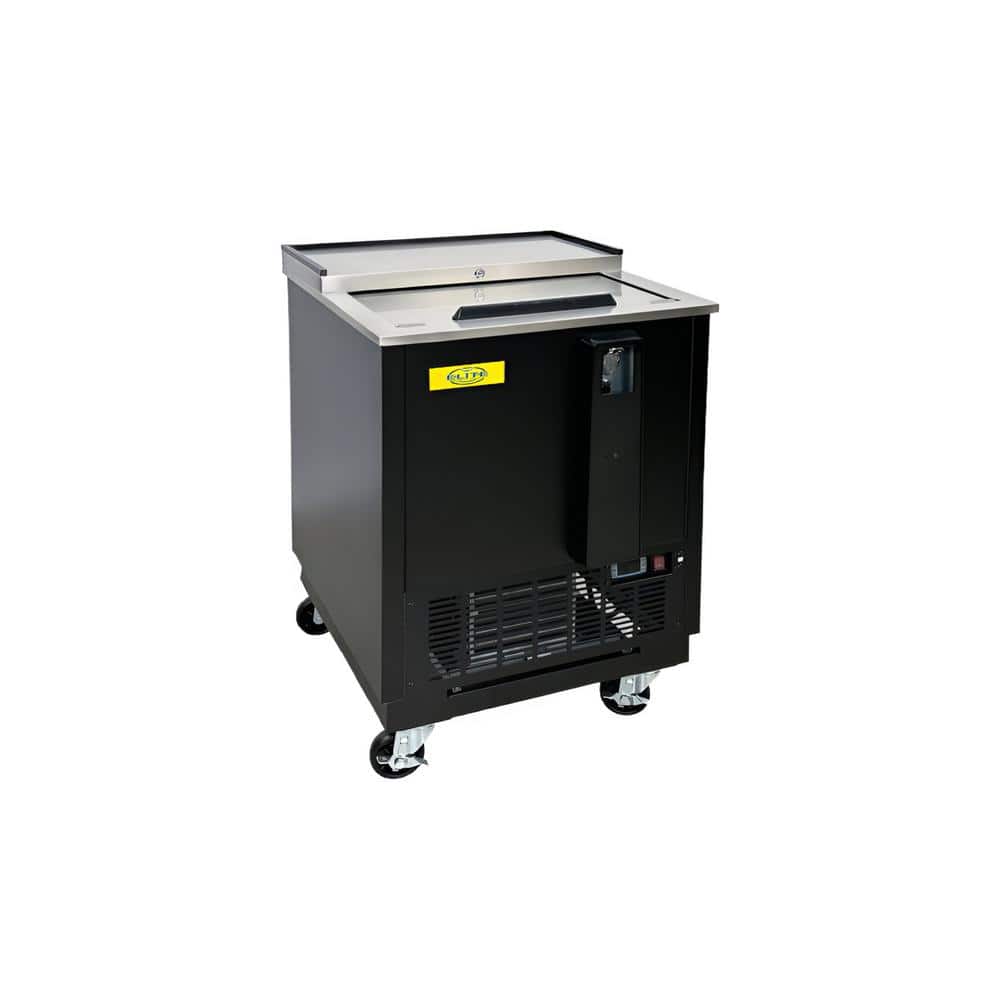 26.5 in. 4.1 cu. ft. Commercial Beer Bottle Cooler Refrigerator EBC25 Black