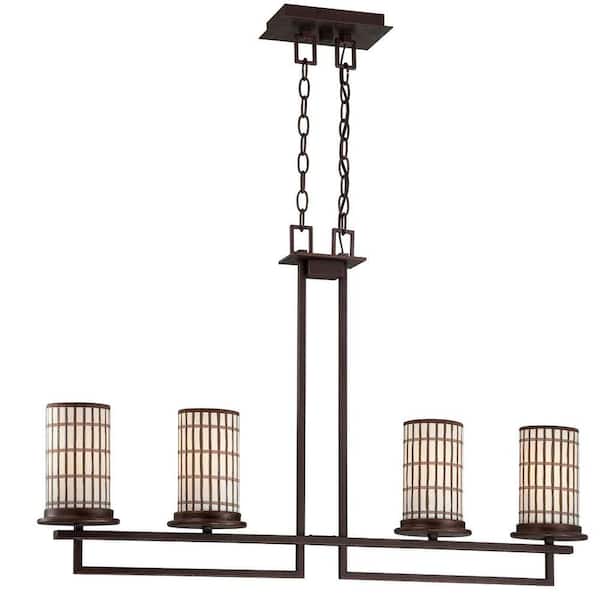 Yosemite Home Decor Sorrel Collection 4-Light Hanging Pendant-DISCONTINUED