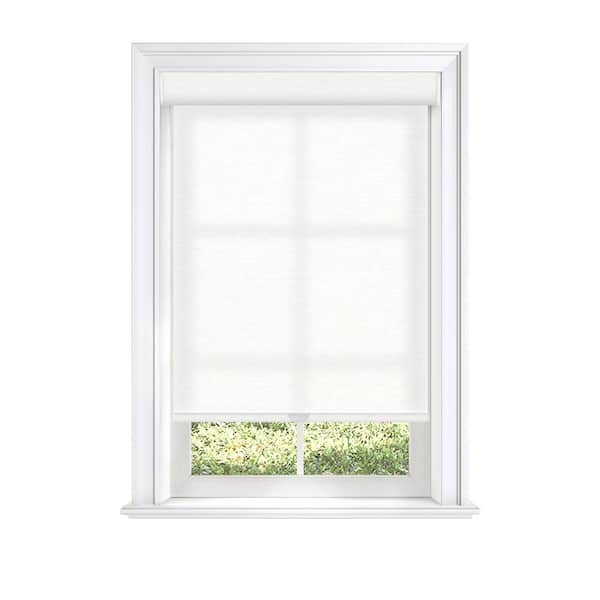 Zeno Custom Size Cordless Roller Shades with Fascia for Indoor Windows – Light Filtering or Blackout