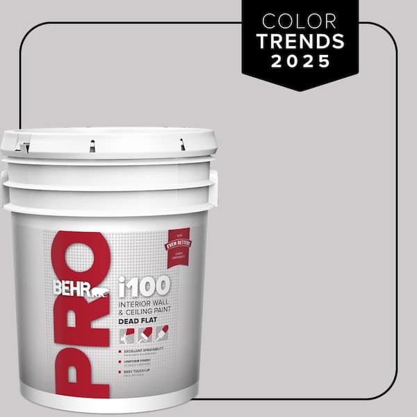5 gal. #MQ3-28 Rock Crystal Dead Flat Interior Paint
