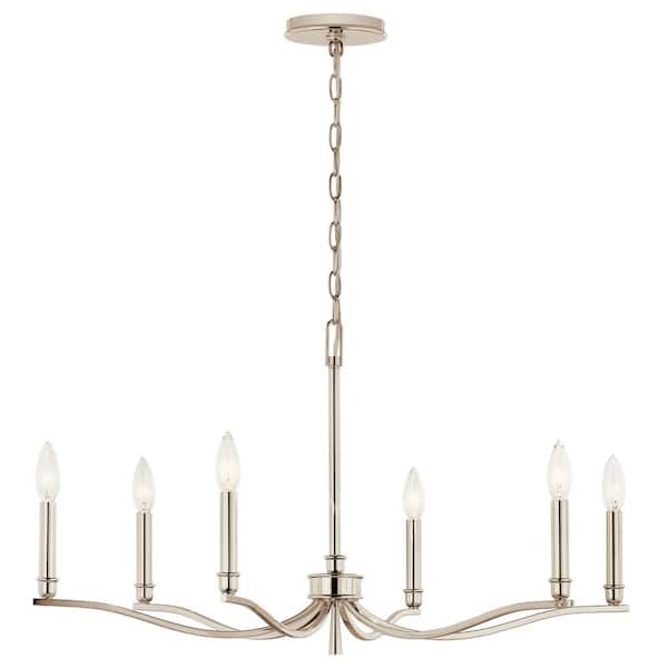 Kichler Malene 14-Light Gold Traditional Bare Bulb Chandelier
