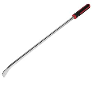 36 in. Jumbo Go-Through Heavy-Duty Bent Tip Pry Bar with Padded Handle