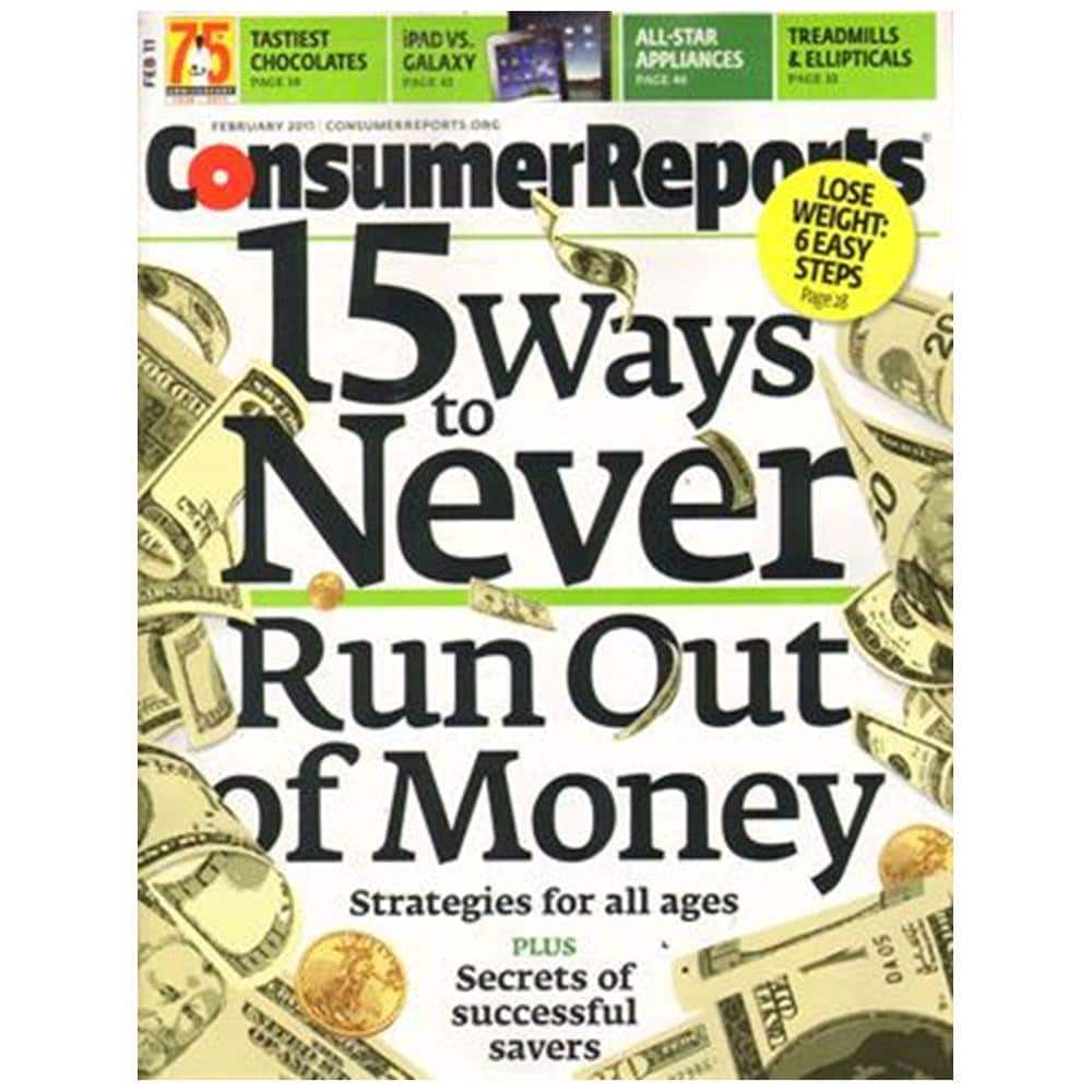 Consumer Reports Magazine 08251 The Home Depot
