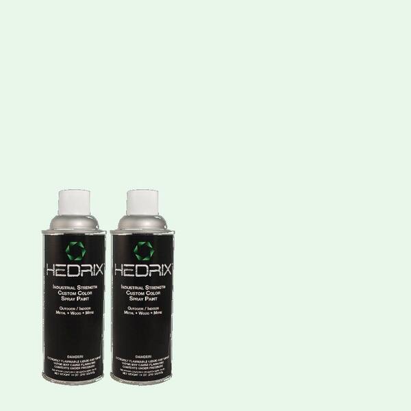 Hedrix 11 oz. Match of 480C-1 Light Mint Low Lustre Custom Spray Paint (2-Pack)