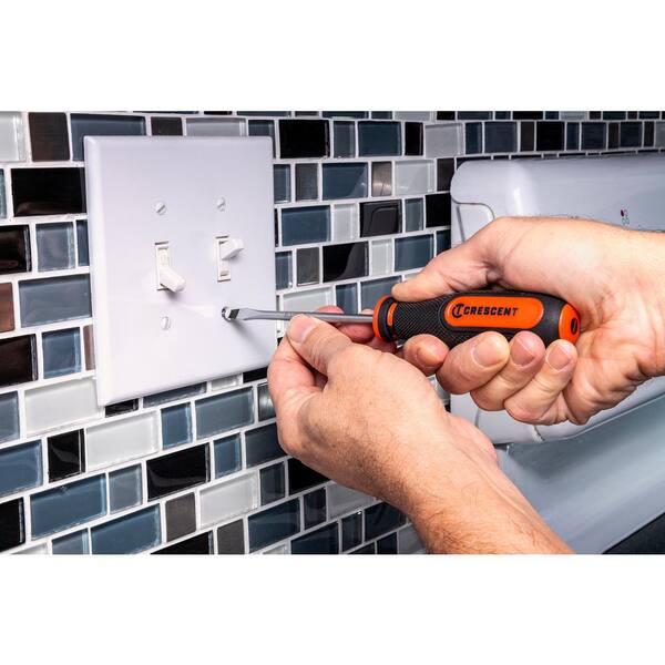 Crescent Phillips and Slotted Screwdriver Set with Dual Material