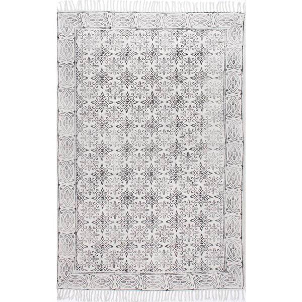 nuLOOM Kristina Moroccan Off White 4 ft. x 6 ft. Area Rug
