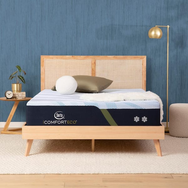 Serta iComfortECO F10 Twin XL Medium 12 in. Memory Foam Mattress ...