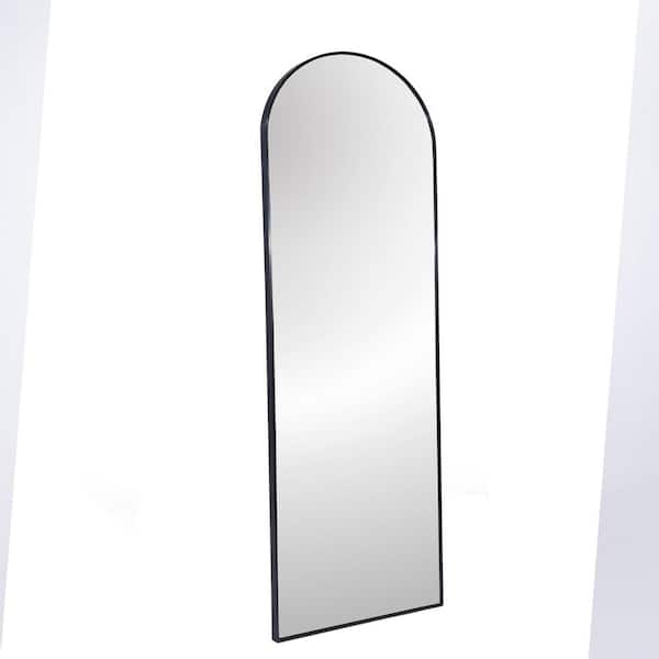 22 in. W x 65 in. H inch Metal Arch Stand Full Length Mirror