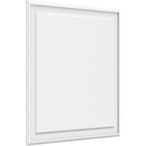 Ekena Millwork 32"W x 18"H x 5/8"P Legacy Raised Panel Decorative Wall Panel