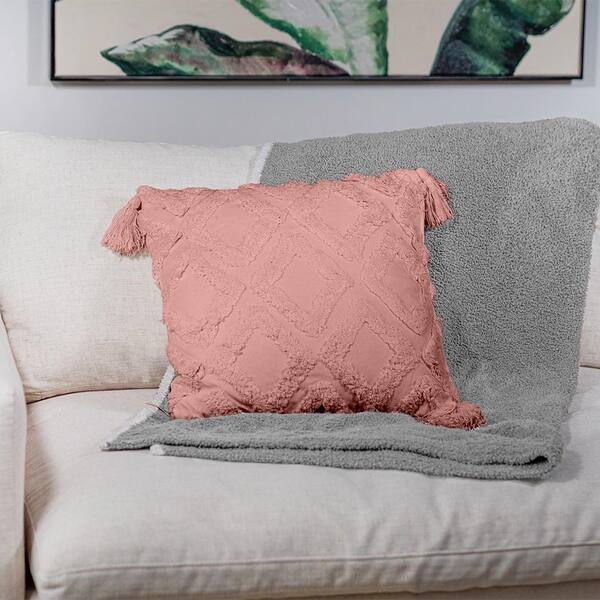 Outdoor hot sale macrame pillow