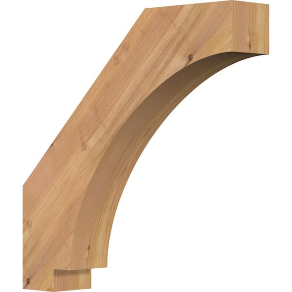 Ekena Millwork 3 1/2"W x 18"D x 18"H Imperial Smooth Knee Brace, Western Red Cedar